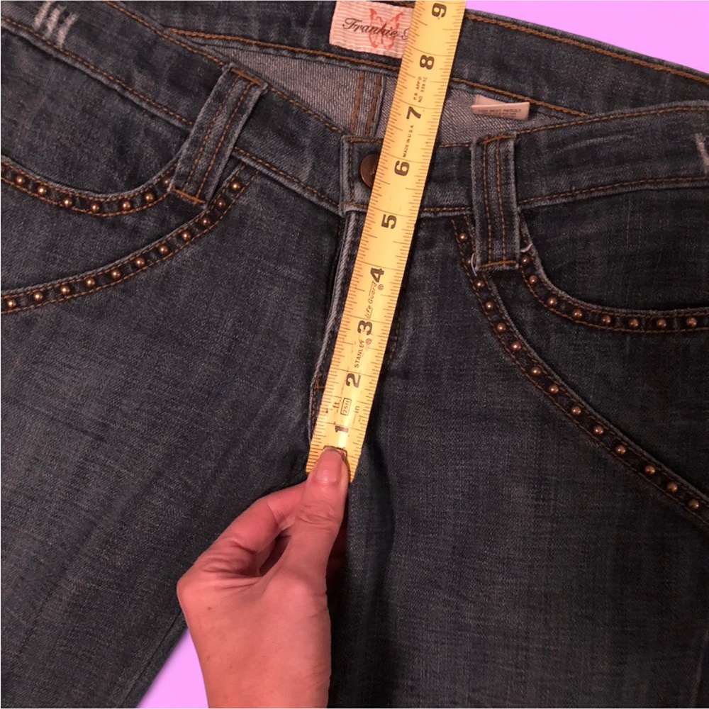 Y2k Frankie B low rise butterfly jeans - Picture 5 of 12